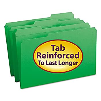 【中古】【輸入品・未使用】Smeadファイルフォルダ、1?/ 3カット、強化Topタブ、法的、グリーン、100?/ボックス｜スカイマーケットプラス