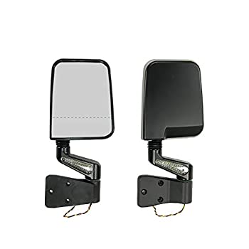 【中古】【輸入品・未使用】Rugged Ridge 11015.02 Door Mirror Kit, LED Signal, Dual Focus, Black, 87-02 Jeep Wrangler