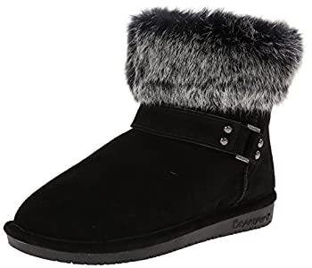【中古】【インポート品・未当て嵌める】Bearpaw レディース Bearpaw US 大きさ: 9 B(M) US 色つや: 黒いこと