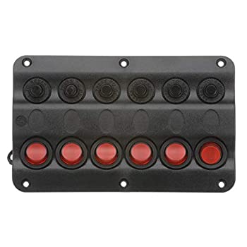 【中古】【輸入品・未使用】SEACHOICE スイッチパネル LED 6ギャング