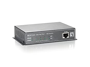 【中古】【輸入品・未使用】LevelOne GEP-0520 4-Port Gigabit PoE + 1-Port Uplink Switch