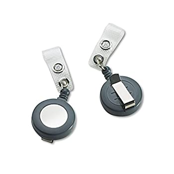 【中古】【輸入品・未使用】BadgematesプラスチックRetractable名バッジリール、2?%ダブルクォーテ%%ダブルクォーテ%拡張子、グレー、25?/ボックス|スカイマーケットプラス
