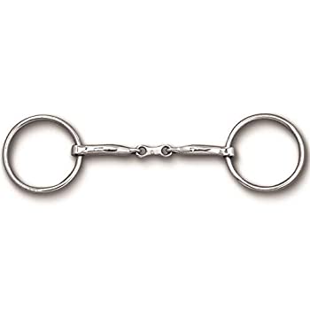 【中古】【インポート品・未当て嵌める】(15糎 ) - Myler SS Loose Ring w/ SS French Link Snaffle スポーツウェア・アクセサリー-スポーツ・アウトドア