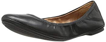 【中古】【輸入品・未使用】Lucky Brand レディース Emmie バレエフラット%ｶﾝﾏ% ブラックレザー%ｶﾝﾏ% 7