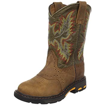 【中古】【インポート品・未当て嵌める】Ariat ガールズ ボーイズ 色つや: 赤銅色