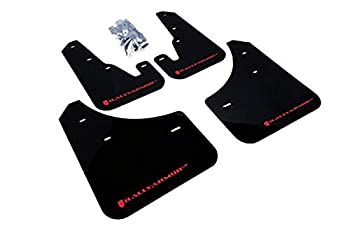 【中古】【輸入品・未使用】Rally Armor mf9-ur-blk/RDブラック、レッドと泥フラップロゴ(2004???2009?mazda3?/速度3?UR)