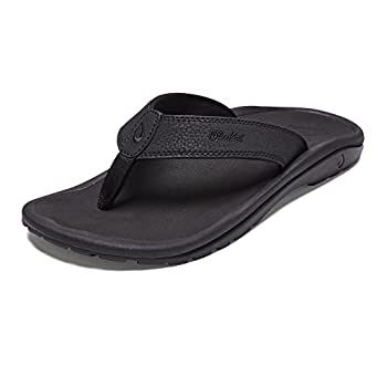【中古】【インポート品・未当て嵌める】OluKai メンズ Ohana%ｶﾝﾏ% 黒いこと/黒いこと%ｶﾝﾏ% 15