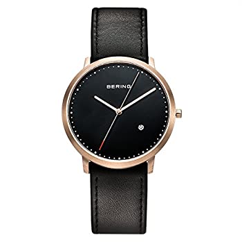 【中古】【インポート品・未当て嵌める】Bering - 11139-462 - Montre Homme - Quartz Analogique - Bracelet Cuir Noir 腕時計-その他