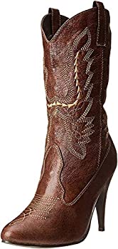 【中古】【輸入品・未使用】Cowgirl (Brown) Adult Boots カウガール（ブラウン）大人用ブーツ♪ハロウィン♪クリスマス♪8｜スカイマーケットプラス