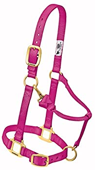 【中古】【輸入品・未使用】Weaver レザーオリジナル調節可能な3&nbsp;/ 4インチ 授乳用 あごと喉のスナップホルター S