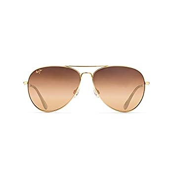 【中古】【輸入品・未使用】MAUI JIM MAVERICKS Sunglasses (HS264-16) Gold 61-14-137|スカイマーケットプラス