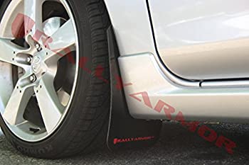 【中古】【輸入品・未使用】Rally Armor 2004???2009?mazda3?/速度3?URブラック泥フラップW /レッドロゴ