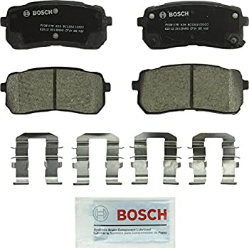 【中古】【輸入品・未使用】Bosch BC1302 QuietCast プレミアム セラミック ディスク ブレーキパッドセット 2007-2012 ヒュンダイ ベラクルズ 2015-2017 キア セドナ リア|スカイマーケットプラス