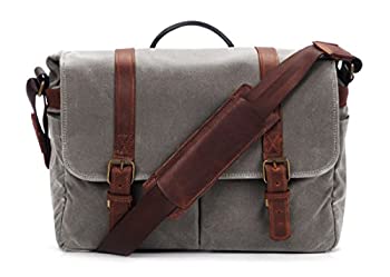 【中古】【輸入品・未使用】ONA - ブリクストン - カメラメッセンジャーバッグ - スモークワックスキャンバス(ONA5-013GR)