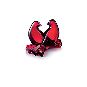 【中古】【輸入品・未使用】Baccarat Crystal Loving Doves Ruby|スカイマーケットプラス