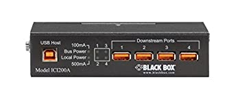【中古】【輸入品・未使用】Black Box Industrial-Grade USB Hub%ｶﾝﾏ% 4-Port by Black Box