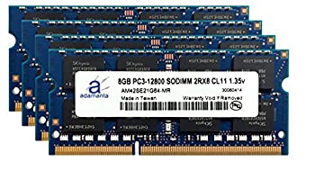 【中古】【インポート品・未当て嵌める】Adamanta 32?GB ( 4?x 8gb )万覚え帳パソコンメモリアップグレードfor Toshiba Qosmio x75-a-10?F ddr3l 1600?MHz pc3l - 12800?SODIMM 2rx8?cl11?1.35?V