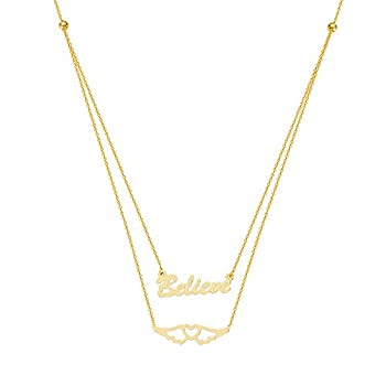 【中古】【インポート品・未当て嵌める】14KT ゴールド18in ジョニー首飾りを取り止める。