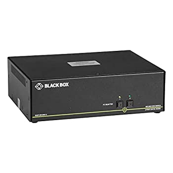 【中古】【輸入品・未使用】Black Box NIAP 3.0 Secure 2-Port Dual-Head DVI-I KVM Switch - 2 Computer(s) - 1 Local User(s) - 384