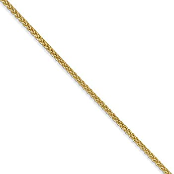 【中古】【インポート品・未当て嵌める】1.5粍 14k 黄色ゴールド ホロー ウィート チェーン店 首飾り