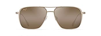【中古】【インポート品・未当て嵌める】Maui Jim Beaches アジアン相応う 繻子ゴールド 一大きさ