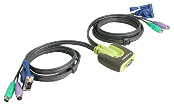 【中古】【輸入品・未使用】2 Port Compact PS/2 KVM Switch