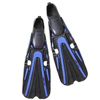 【中古】【輸入品・未使用】Mares Volo Race Full Foot Scuba Diving Fins%ｶﾝﾏ% Black/Blue%ｶﾝﾏ% Size 5-6
