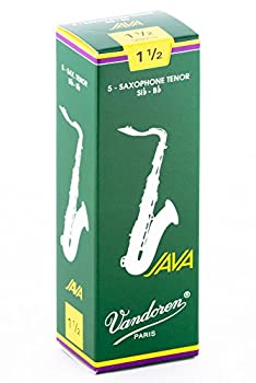 【中古】【輸入品・未使用】Vandoren Java Tenor Sax Reeds 1.1/2 (5枚入) テナーサックス用リード (バンドレン)｜スカイマーケットプラス