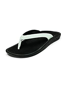 【中古】【インポート品・未当て嵌める】OluKai Womens White/Black Kulapa Kai Sandal - 9 B - Medium