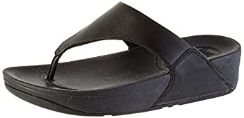 【中古】【輸入品・未使用】FitFlop Women's Lulu Thong Sandal%ｶﾝﾏ%Black%ｶﾝﾏ%6 M US