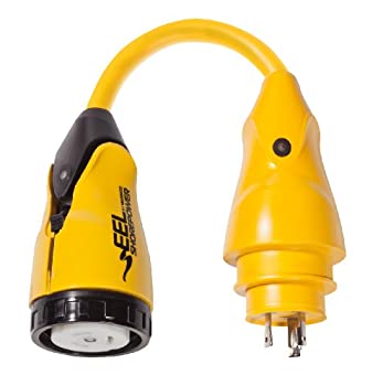 【中古】【インポート品・未当て嵌める】Marinco EEL ピグテールアダプター 30A 125V - 50A 125/250V
