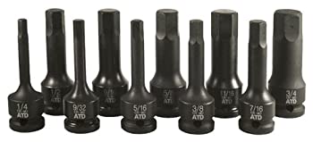 【中古】【輸入品・未使用】ATD Tools ATD-4625 10 Pc. 0.5 In. Drive Sae Impact Hex Driver Set｜スカイマーケットプラス