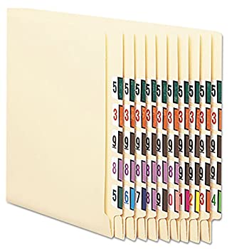 【中古】【輸入品・未使用】Smead Numericalエンドタブファイルフォルダラベル???1桁エンドタブラベルカラー0???9詰め合わせ、500?/ロール、5000ラベル/ボックス｜スカイマーケットプラス