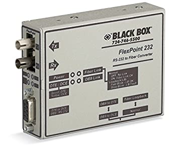 【中古】【インポート品・未当て嵌める】ブラックボックス非同期rs232?Extender Over衣料繊維db9?F to St Mm 2.5?KM