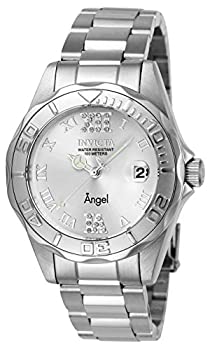 【中古】【輸入品・未使用】Invicta 14396 ウィメンズ エンジェル シルバートーンダイアル ステンレススチールブレスレット ダイブウォッチ｜スカイマーケットプラス