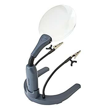 【中古】【インポート品・未当て嵌める】Carson HelpingHands Magnifier 2x Soldering and Craft Magnifier