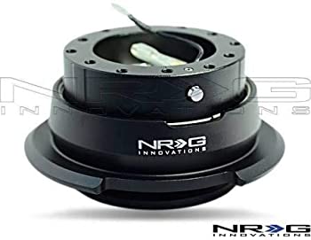 【中古】【輸入品・未使用】NRG ステアリングホイール クイックリリース Gen 2.8 ブラックダイヤモンドカット(パーツ： SRK-280BK)