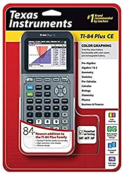 【中古】【インポート品・未当て嵌める】Texas Instruments TI-84 Plus CE Silver Graphing Calculator by Texas Instruments