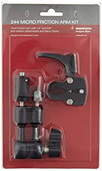 【中古】【輸入品・未使用】Manfrotto 244MICROKIT 244 マイクロ摩擦アーム (ブラック)