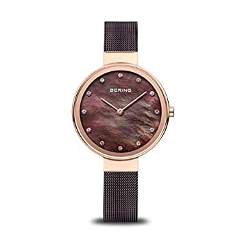 【中古】【輸入品・未使用】BERING レディース クォーツウォッチ ステンレススチールストラップ ブラウン 12 (モデル:12034-265) 27,846円
