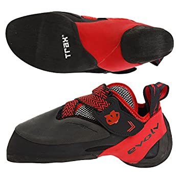 【中古】【輸入品・未使用】Evolv Agro クライミングシューズ ブラック/レッド 11.5