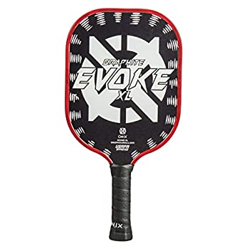【中古】【輸入品・未使用】Onix Graphite Evoke XL ピックルボールパドル ポリプロピレンコア グラファイトフェイス 特大形状 ホワイト