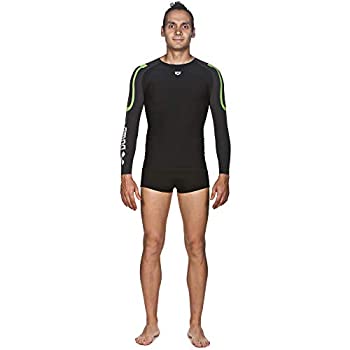 【中古】【インポート品・未当てはめる】Arenaメンズ炭素締めつける長袖 X-Large