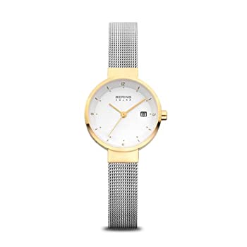 【中古】【輸入品・未使用】Bering Time 14426???010レディースSolar Collection Watch with Mesh Band and scratch resistantサファイアクリスタル。デンマークの設計。｜スカイマーケットプラス