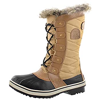【中古】【インポート品・未当て嵌める】SOREL Tofino II Waterproof Coated Canvas Faux Fur Boots (6%ｶﾝﾏ% Curry)