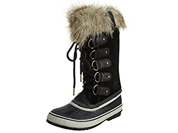 【中古】【インポート品・未当て嵌める】Sorel Joan of Arctic Black 大きさUS6