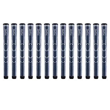 【中古】【輸入品・未使用】Winn Dri-Tac オーバーサイズ + 1/8インチ ネイビーブルー ゴルフグリップ13点セット