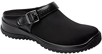 【中古】【輸入品・未使用】Drew Shoes Savannah 17100 レディース カジュアルクロッグキャンバスバックル US サイズ: 8.5 Wide カラー: ブラック