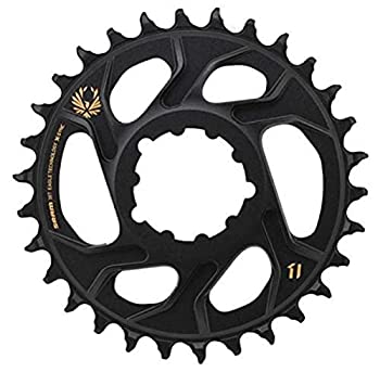 【中古】【インポート品・未当て嵌める】SRAMチェーン店輪っかX-Sync 12S 34T Dm 6粍オフセットゴールド 自転車・サイクリング-自転車用パーツ