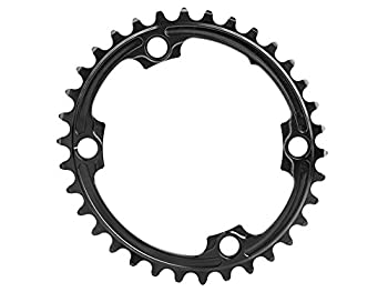 【中古】【インポート品・未当て嵌める】ABSOLUTE BLACK (アブソリュートブラック) PREMIUM ROAD OVALインナーチェーンリング 34TPCD110 シマノ4手用 黒いこと チェーンリング-自転車・サイクリング